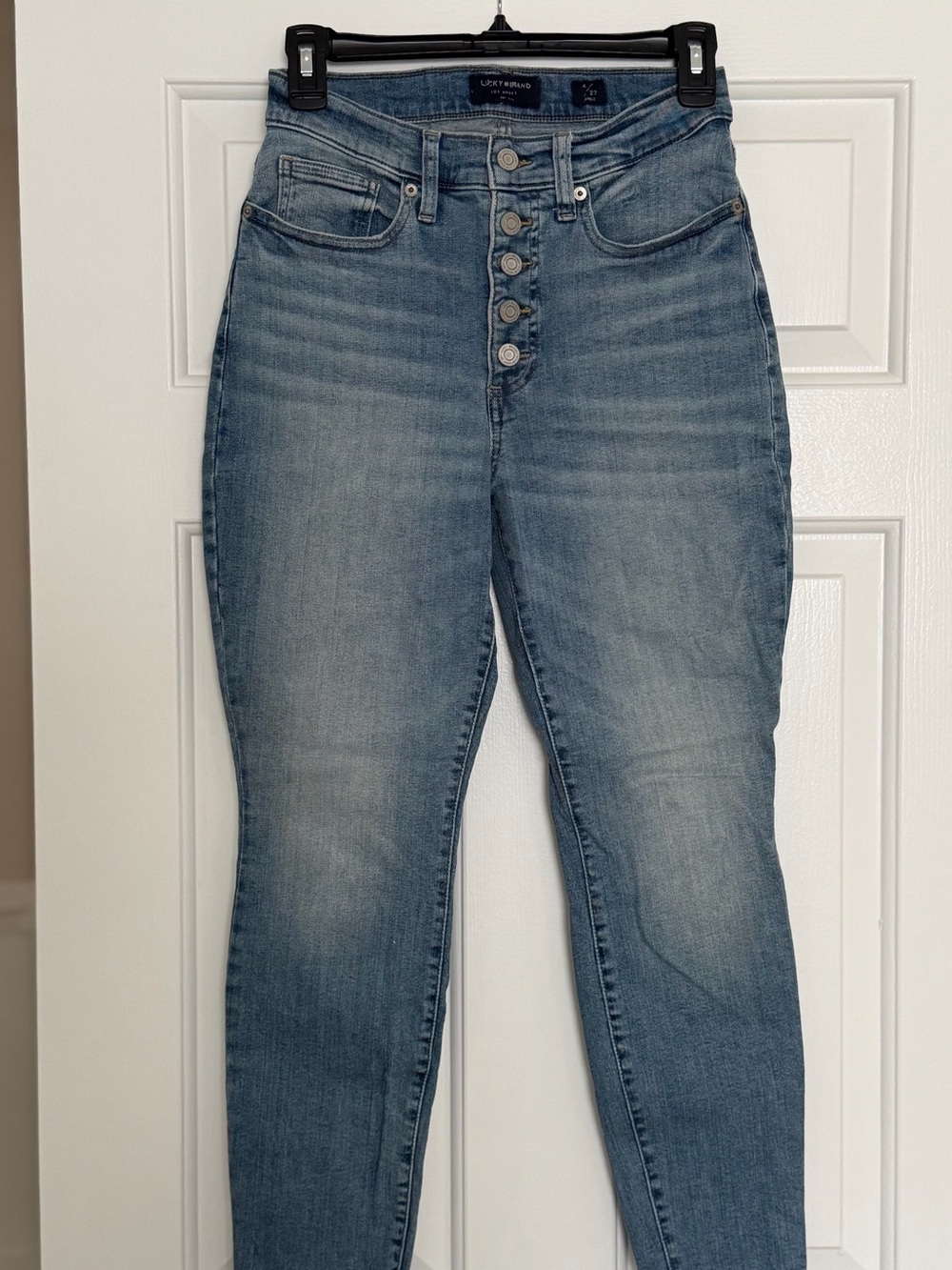 Lucky Brand Women's Light Blue High-Rise Skinny Jeans